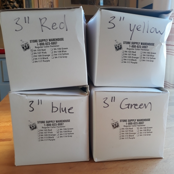 25k x 3" tagging fasteners for price gun - Picture 7 of 13